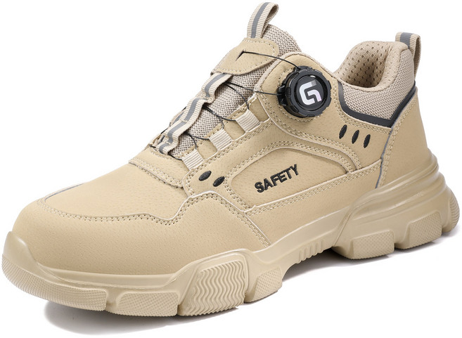 HONGHAI 남자 사계절용 안전화 4인치 경량 안전화