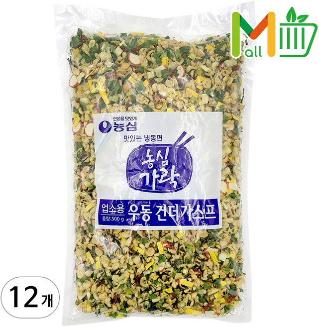 농심 가락 우동 건더기스프 500g 12개 / 업소용