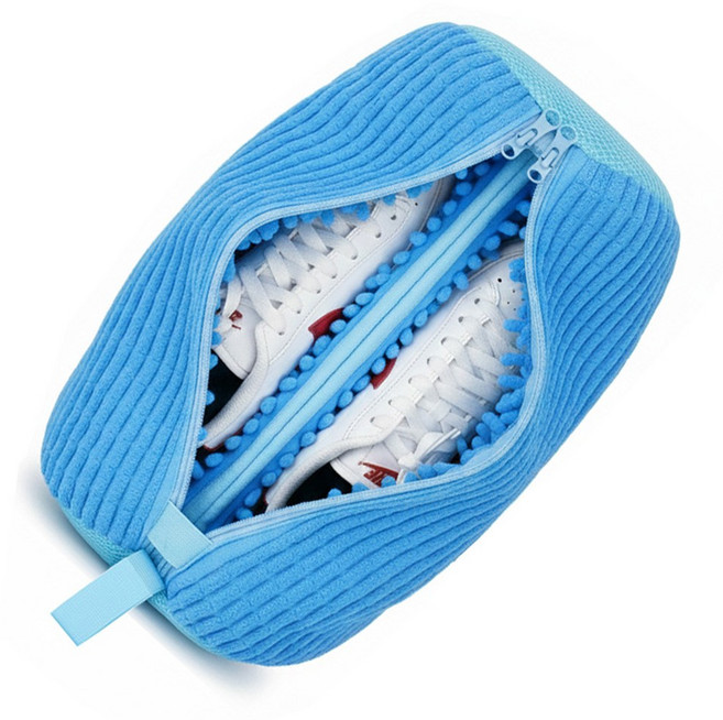 몽크로스 4세대 분리형 운동화 세탁망 빨래망 변형방지 분리세탁, 블루, 1개