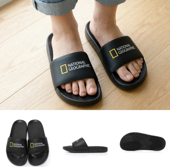 [매정정품]내셔널지오그래픽슬리퍼 남여공용 커플슬리퍼 슬라이드 사무실 학생 회사 실내화