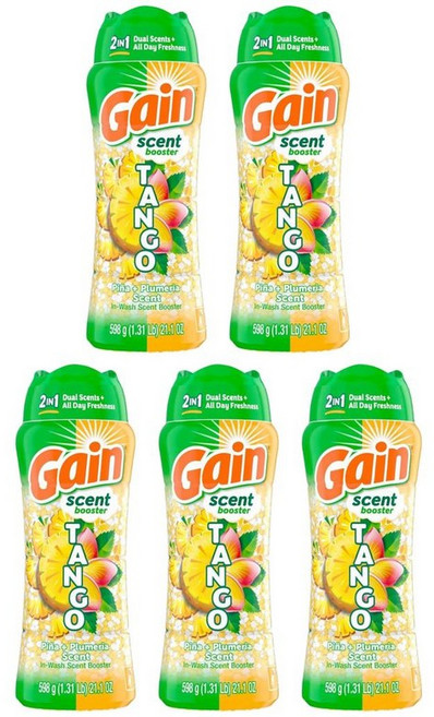 게인 인워시 센트 부스터 비즈 탱고 피나 플루메리아 598g, 5개