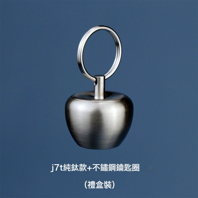 DFMEI 純鈦蘋果造型小藥盒防水防潮密封瓶隨身便攜藥品pillbox收納藥瓶, 1個