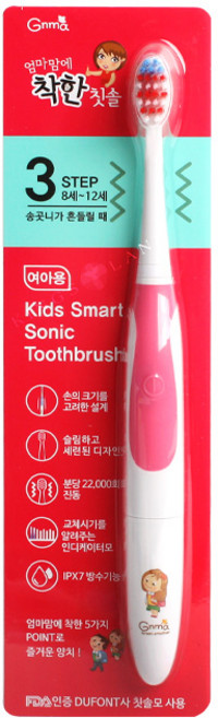 지앤마 엄마맘에 착한 전동칫솔, 3단계 야아용, 1개입, 1개