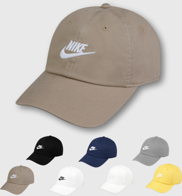 나이키 퓨추라 워시드 볼캡 편안한 데일리 야구 모자