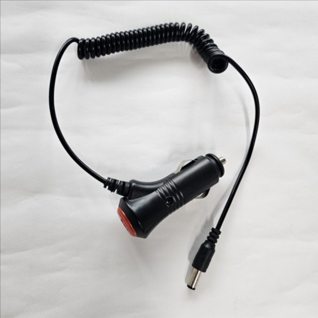 시거잭 전원 케이블 DC 5.5 x 2.1mm 젠더 - 차량용 12V~24V 입력 / 1.5m 연장