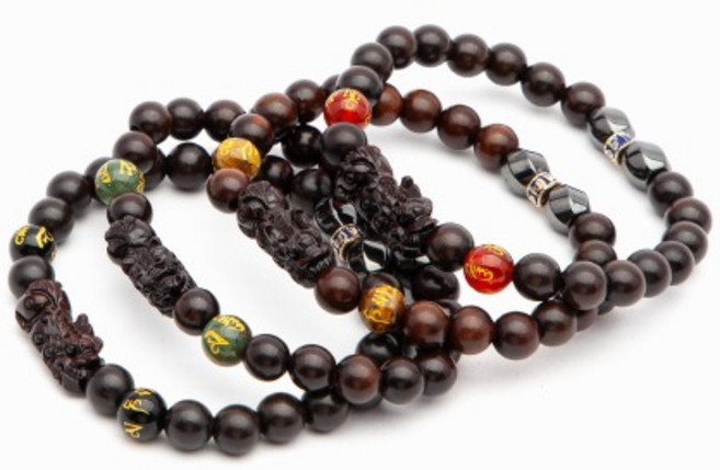 벽조목 광명진언 부적 비휴팔찌