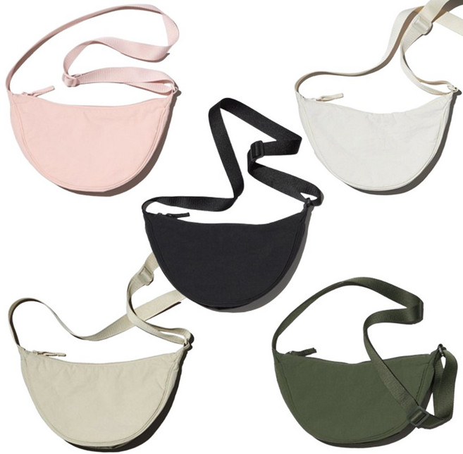 유니클로 라운드 미니 숄더백 여성 반달 크로스백