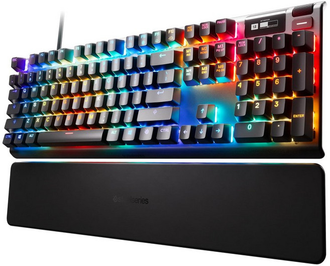 SteelSeries OmniPoint EL Apex Pro US 64626 게이밍 키보드 유선 영어 배열 자기 홀, Mini 60%, Pro Gen 2