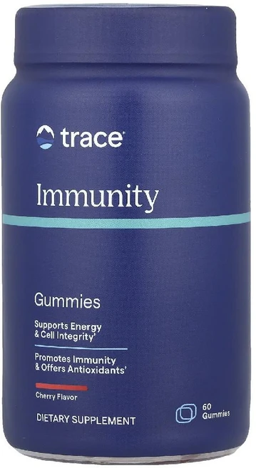 Trace Complete Immunity Gummies 체리맛 구미젤리 60개 Trace (트레이스), Trace, Complete Immunity Gummi, 1개, 60정 - 쿠팡