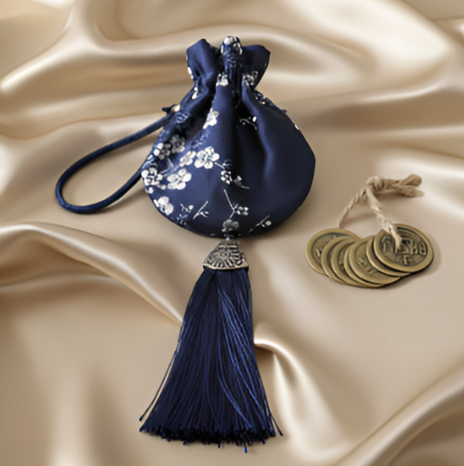 라베닌 부자 기운 엽전 복주머니 행운템, 복주머니 엽전세트