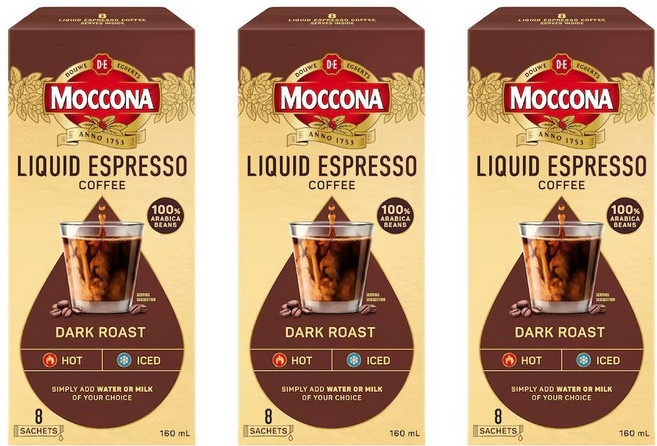 모코나 액상 에스프레소 다크 로스트, 3세트, 8개입, 20ml