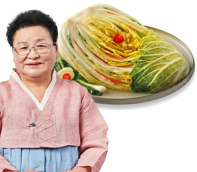 정성곳간 강순의 명인 국내산 백김치, 1개, 5kg