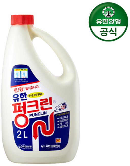 펑크린 배수구세정제, 2L, 12개