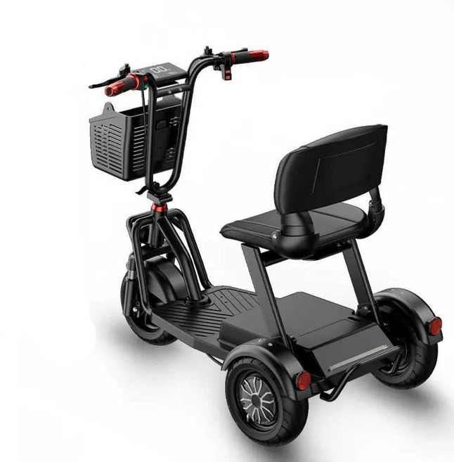 미니스쿠터 삼륜 세발 전동 등하교 전기 배달 자전거, 36V12A