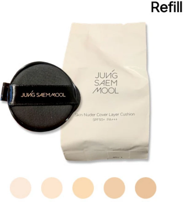 {Best Cushion} Skin Under Coverlayer Cushion 리필 Refill #페어라이트 #엔라이트 #라이트 #미디엄 #미디엄딥, 1개, 22라이트 - 쿠팡