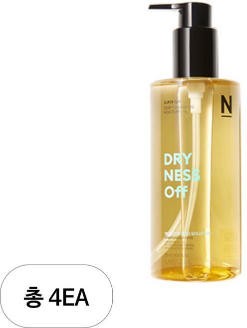 미샤 리뉴얼 수퍼 오프 클렌징 오일 드라이니스 오프, 305ml, 4개