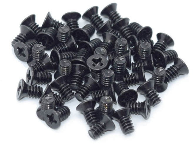 3.5 HDD 조립용 접시머리 나사 블랙(50개) T-DHB50 [WE3C694], 1