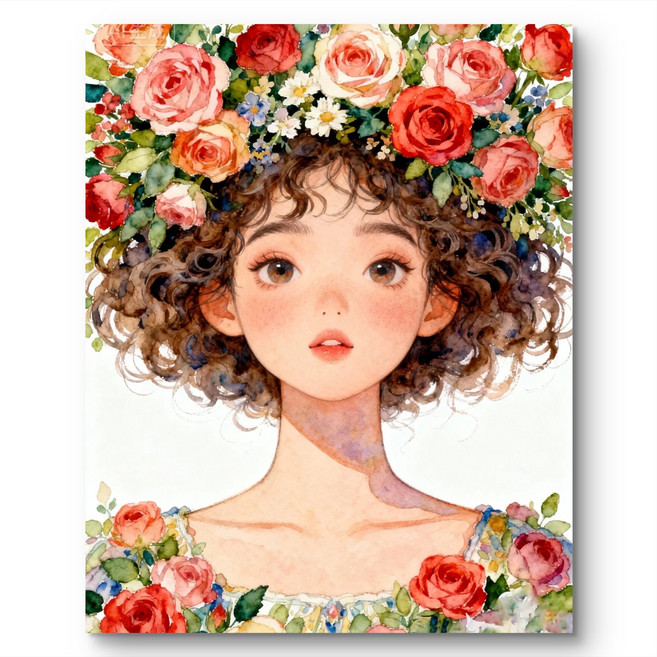 서은이네 캔버스형 보석십자수 DIY 키트 세트 40x50cm, 1세트, BLUE15