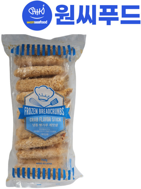 원씨푸드 게맛살튀김 20미 700g 고급형 대게다리 맛살 게살 튀김 게다리, 1개