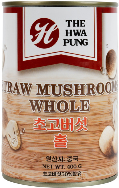 화풍 초고버섯 (홀) 버섯 통조림, 400g, 6개