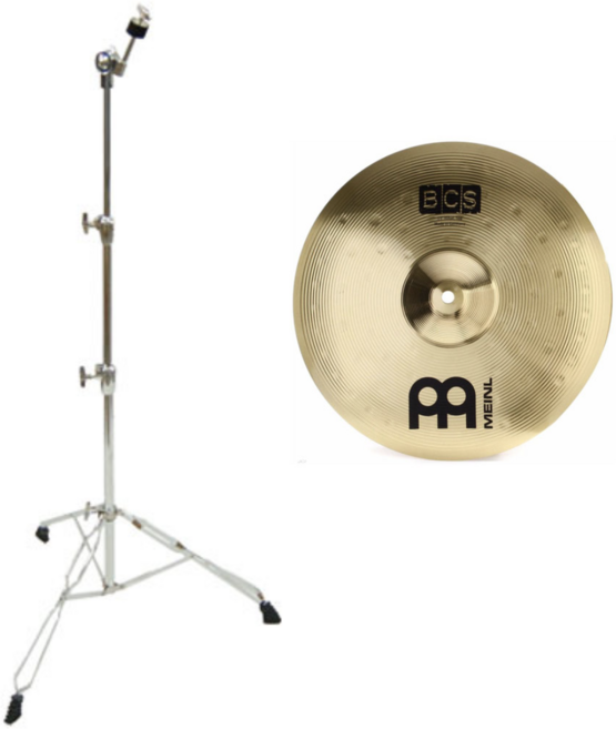 [장구심벌세트] 메이늘 BCS 16인치 크래쉬 + 솔 심벌스탠드 JB-C-3E, 1개