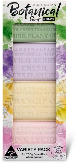 코스트코 인기비누 오스트레일리안 보태니컬 비누팩, 8개입, 200g - 쿠팡