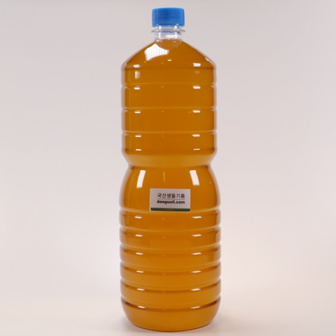 [은마상가 대구기름집] 100% 국산 생들기름 1.8L 대용량 (충남 서산산 들깨), 1개