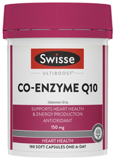 스위스 울티부스트 코엔자임 Q10 150mg 180정 Swisse Ultiboost Co Enzyme Q10 150mg 180 Capsules, 1개 - 쿠팡