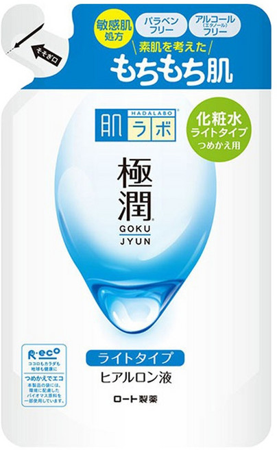 肌研 極潤玻尿酸保濕化妝水 清爽型 補充包, 1個, 化妝水清爽型補充包170ml#55743