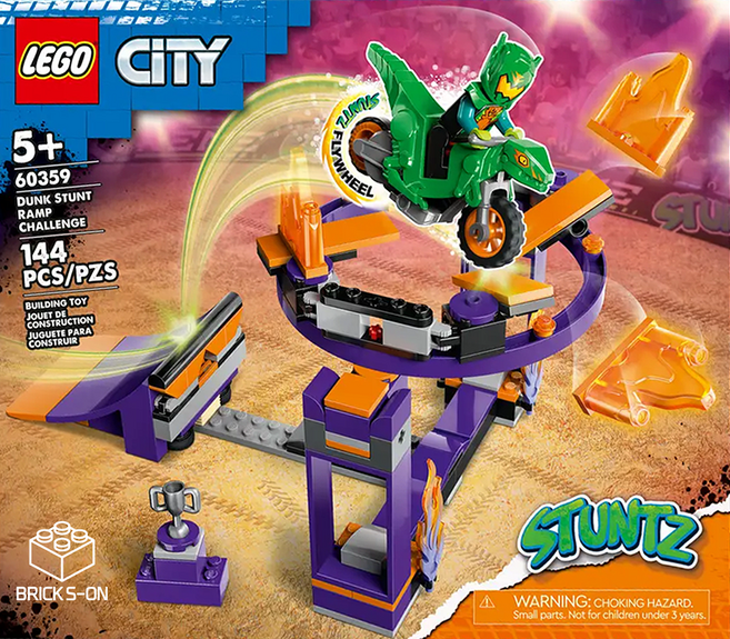 레고 60359 시티 덩크 스턴트 챌린지, 혼합색상, 1세트