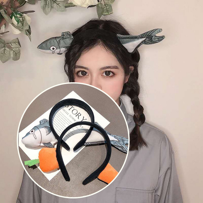 ZMBIRD 2종세트 할로윈 놀이공원 도구 당근 파티머리띠 H285