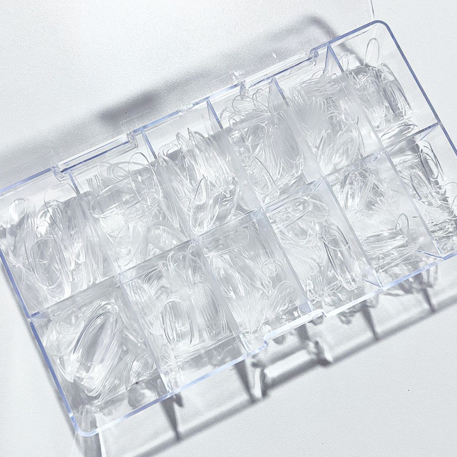 500P 네일아트 인조팁 가짜손톱 말랑한 연장팁, 1개, 500P 인조팁-아몬드