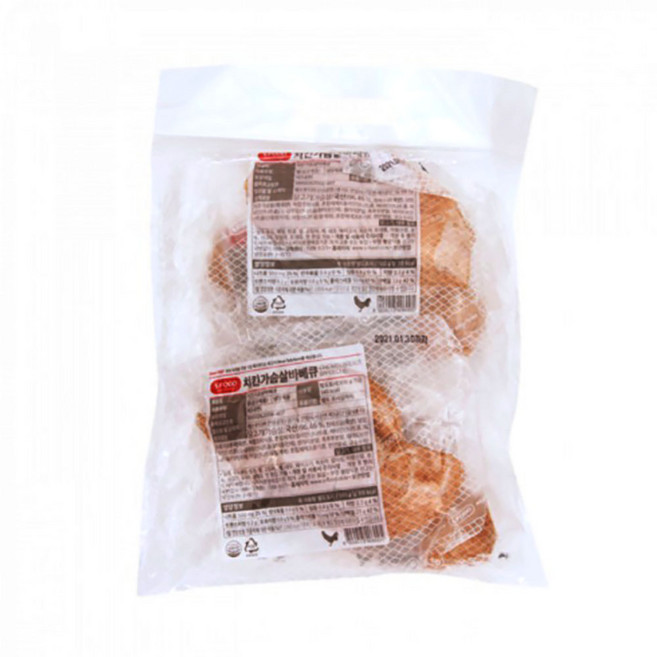 에쓰푸드 치킨가슴살바베큐 (냉장), 1개, 1kg