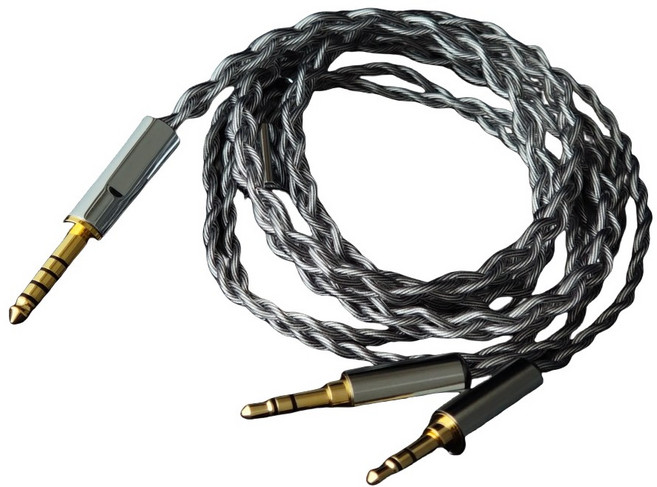 HIFIMAN HD400se/Edition XS/Arya/Ananda 호환 그래핀 OCC 이어폰 케이블 2.5/3.5/4.4mm 밸런스 업그레이드 헤드셋 와이어, 4.4mm balance, 1개