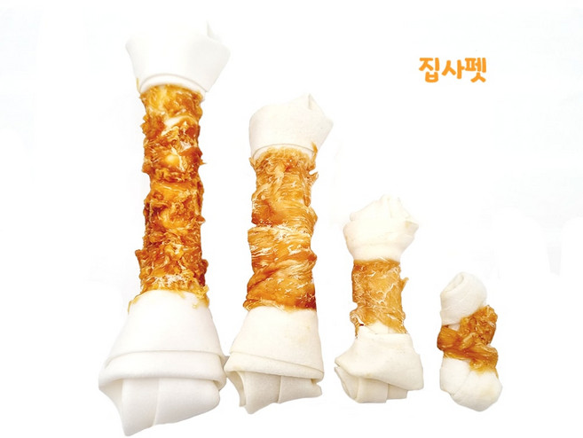 대형견 강아지껌 밀크 우유껌 오래먹는 간식, 1개, 70g, 밀키치킨껌5p(7cm)