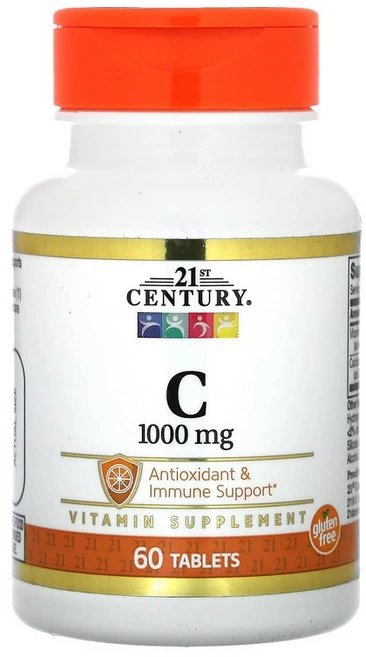 21st Century 비타민C 1 000mg 60정, 1000 mg, 60 개, 1개 - 쿠팡