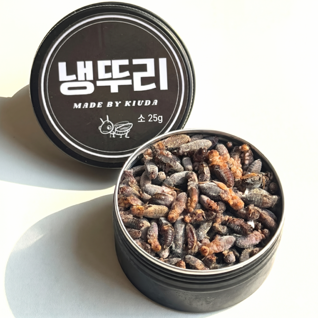 냉뚜리(소 25g 약 312마리)크레스티드게코 파충류 도마뱀 먹이 냉동귀뚜라미, 1개