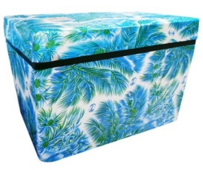엠에스코리아 스티로폼 아이스박스, 야자수무늬, 100L