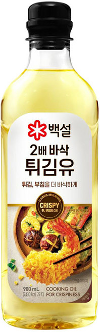 백설 2배바삭 튀김유, 900ml, 1개