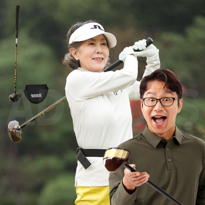 [인포벨]TV홈쇼핑정품 애드크로스 심현섭 엑스킹 루키루키 카본 파크왕 파크 골프 클럽 부모님 선물 세트, 골프채 단품