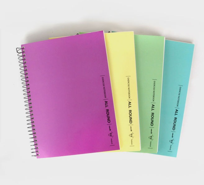 인터탑 유니온33 항균노트 세균박멸 99.9%, 207-올라운드(항균표지) 4색랜덤(4권)