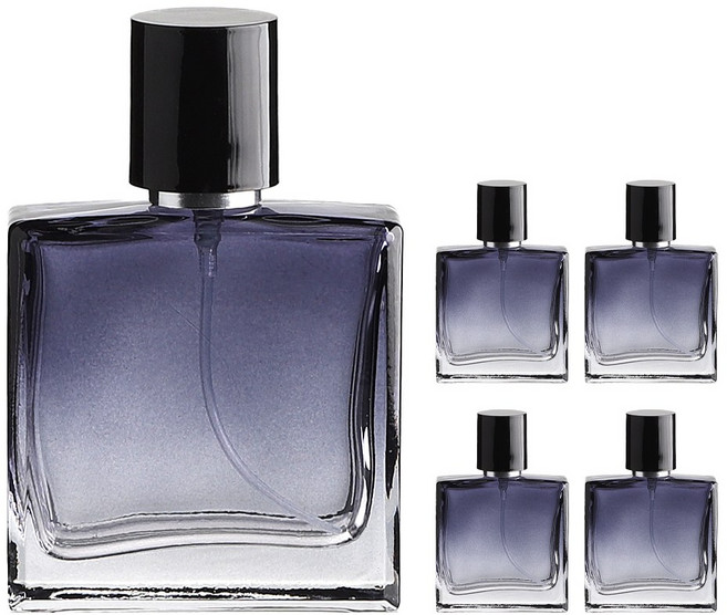 블루맨센트보틀 반투명 30ml 향수 공병 스크류타입 용기 만들기 재료 퍼퓸 스프레이 유리 DIY, 5개