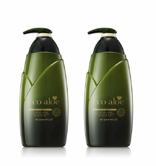 로제화장품 정품 에코 알로에 샴푸 760ml (여행용 샴푸 파우치 증정) X 2개 판매상품