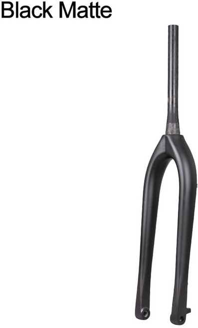 29인치 풀 탄소 섬유 MTB 포크 부스트 110x15mm 디스크 브레이크 리지드 포크, 03 Black Matte, 1개