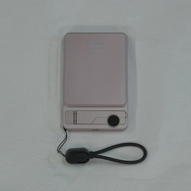 1START 씬스냅핏 초슬림 맥세이프 무선 충전 보조배터리 10000mAh, 핑크, 씬스냅핏 무선충전 보조배터리 / 10000mAh