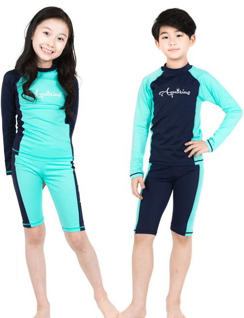 아쿠아리우스 아동 주니어 래쉬가드 AQ-MN 상하세트