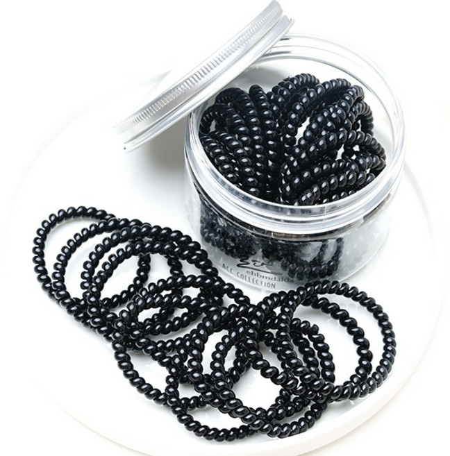 이쁨달다 틴스 팔찌 스프링세트 자국없는 전화선 머리끈 20P 꼬불이 슈슈