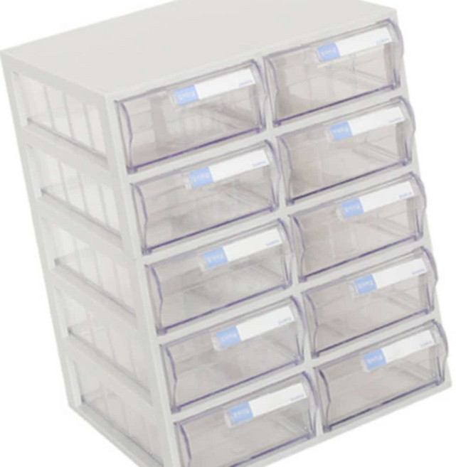 디쓰리포 사무용수납함 다용도 수납함 10칸