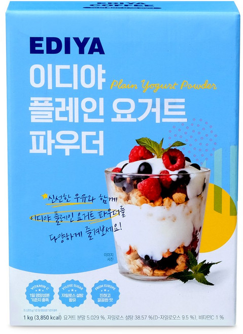 이디야 요거트 파우더 1kg, 1개입, 3개