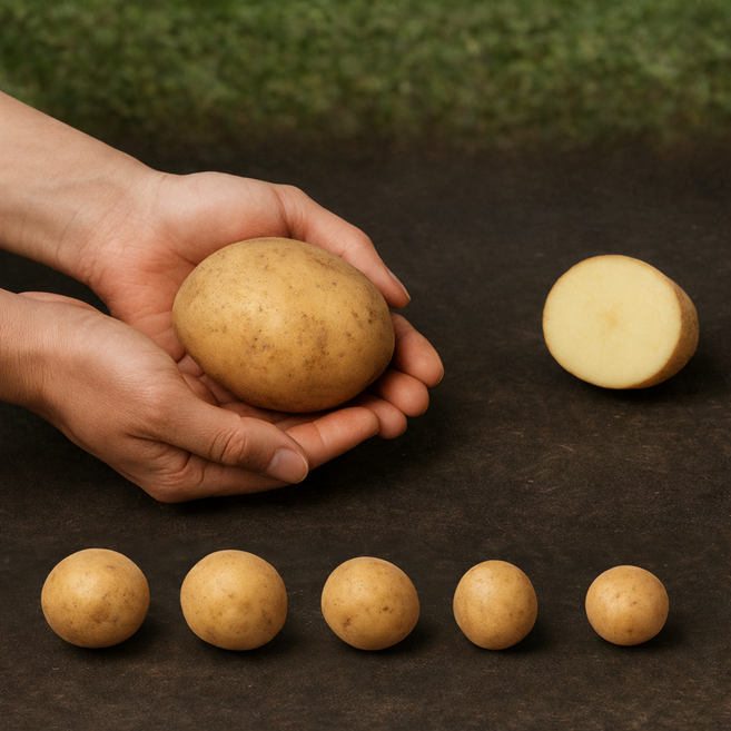 강원도감자 10kg 두백 설봉 수미 못난이 분감자 국내산, 1개, 10kg (중)